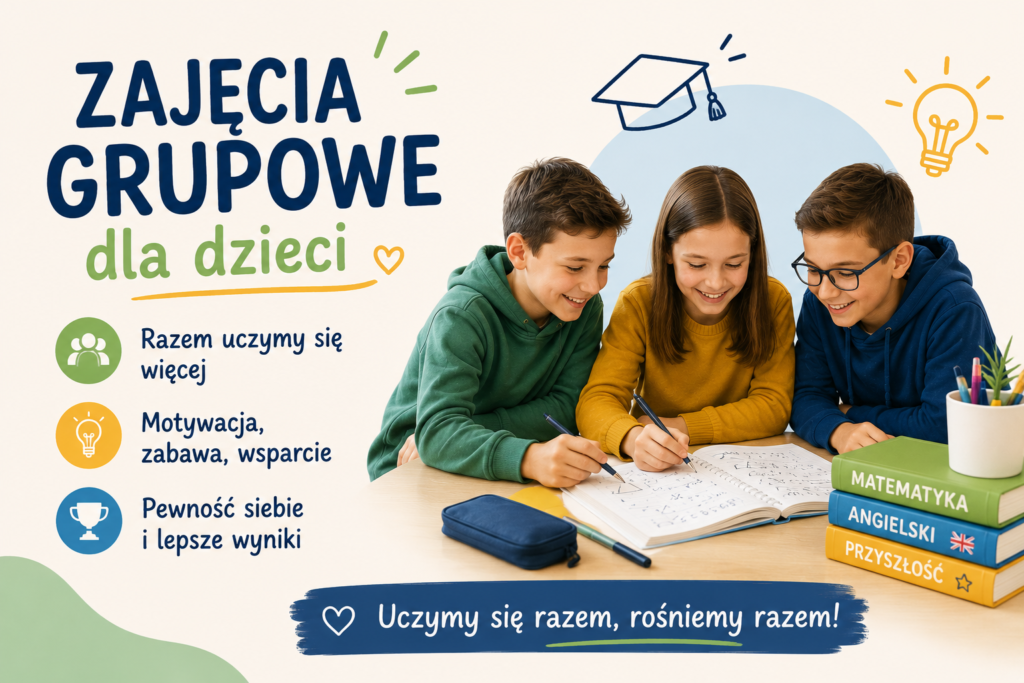 zajęcia grupowe dla dzieci - nauka w małej grupie